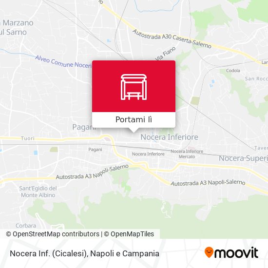 Mappa Nocera Inf. (Cicalesi)