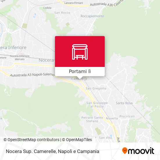 Mappa Nocera Sup. Camerelle