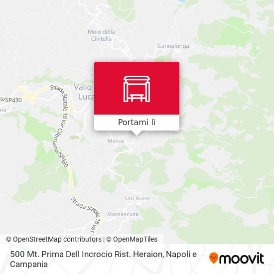 Mappa 500 Mt. Prima Dell Incrocio Rist. Heraion