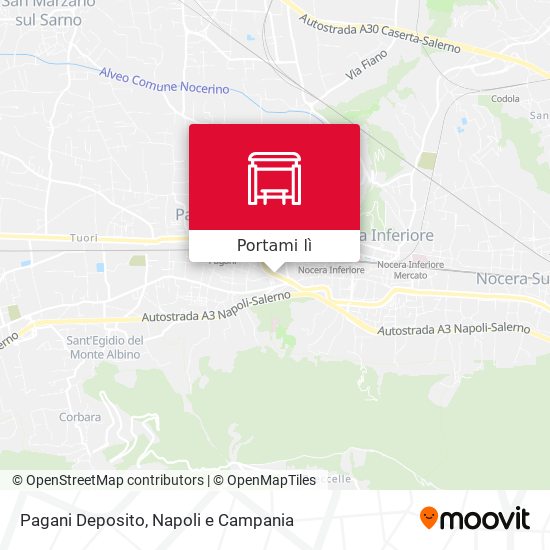 Mappa Pagani Deposito