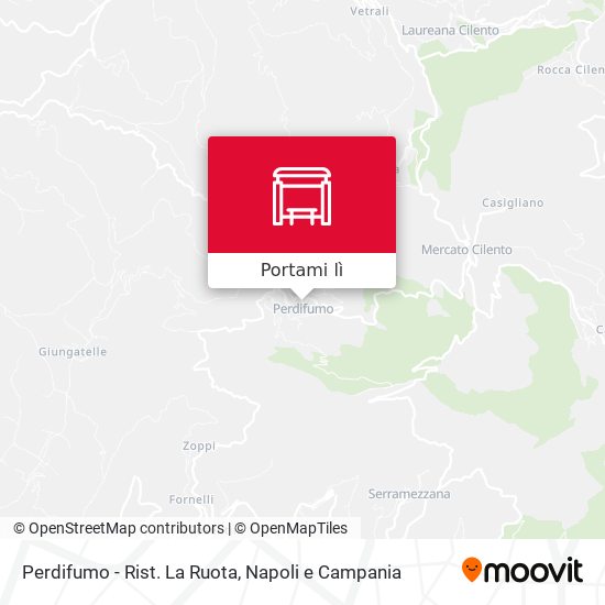 Mappa Perdifumo - Rist. La Ruota