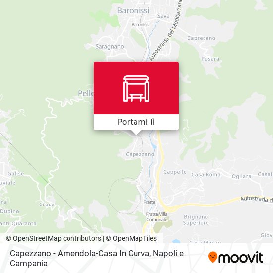 Mappa Capezzano - Amendola-Casa In Curva