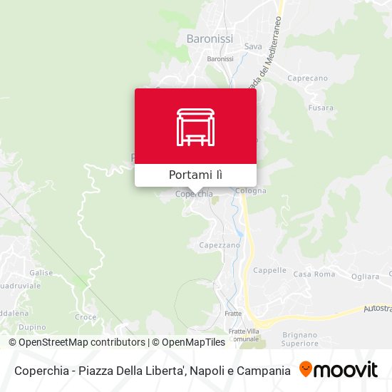 Mappa Coperchia - Piazza Della Liberta'