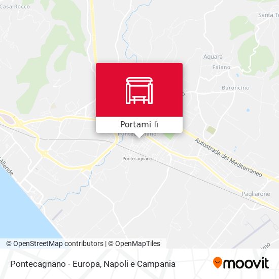 Mappa Pontecagnano - Europa