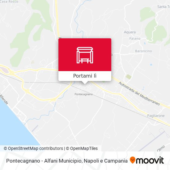 Mappa Pontecagnano - Alfani Municipio