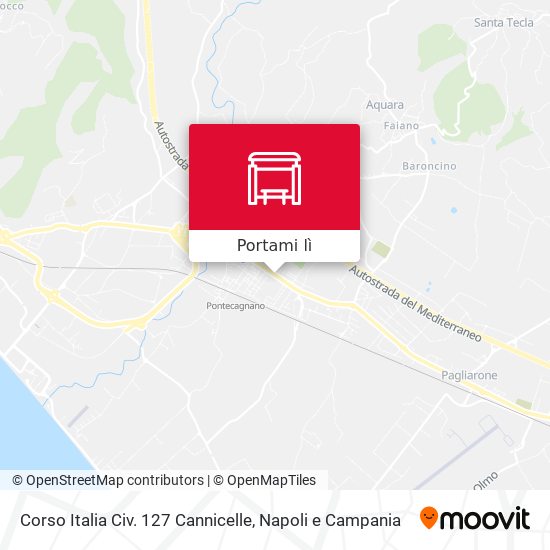Mappa Corso Italia Civ. 127 Cannicelle