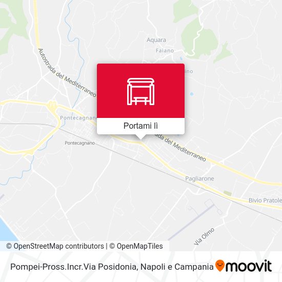 Mappa Pompei-Pross.Incr.Via Posidonia