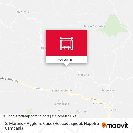 Mappa S. Martino - Agglom. Case (Roccadaspide)