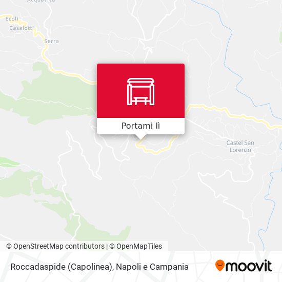 Mappa Roccadaspide (Capolinea)