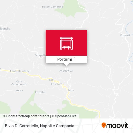 Mappa Bivio Di Carretiello