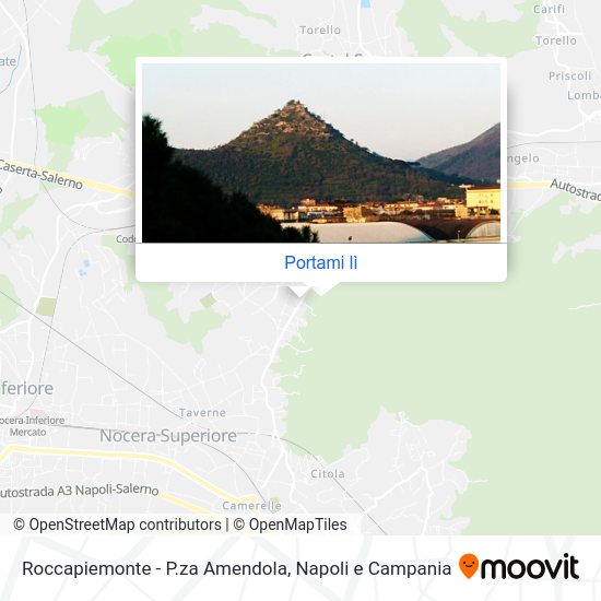 Mappa Roccapiemonte - P.za Amendola