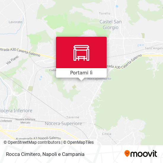 Mappa Rocca Cimitero