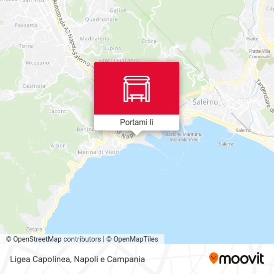 Mappa Ligea  Capolinea