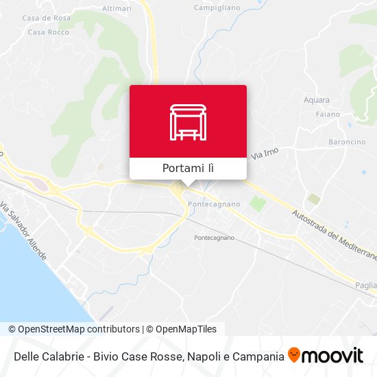 Mappa Delle Calabrie - Bivio Case Rosse