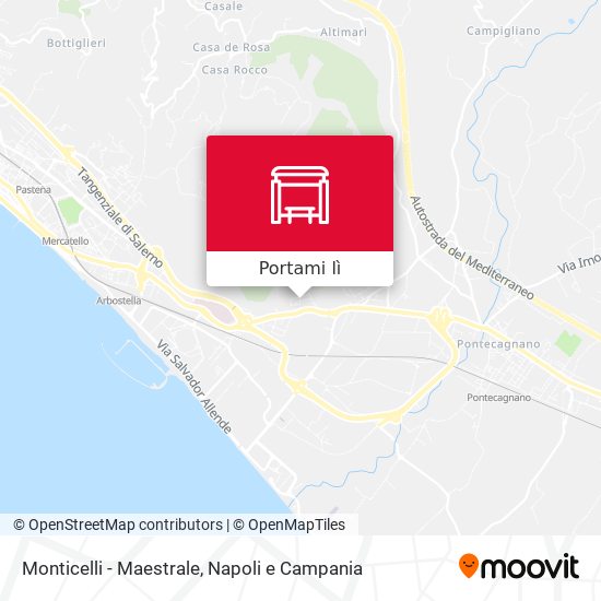 Mappa Monticelli - Maestrale