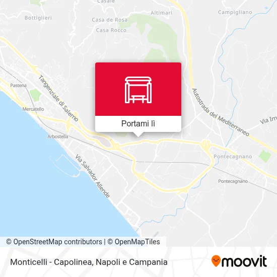Mappa Monticelli - Capolinea