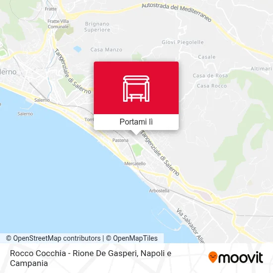 Mappa Rocco Cocchia - Rione De Gasperi