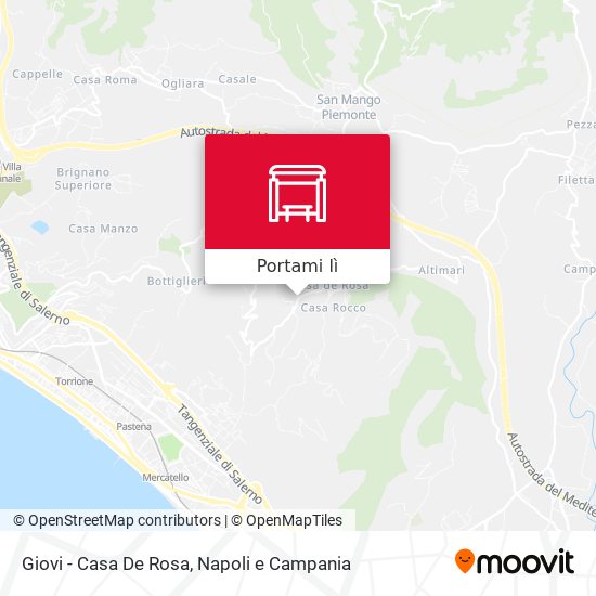Mappa Giovi - Casa De Rosa