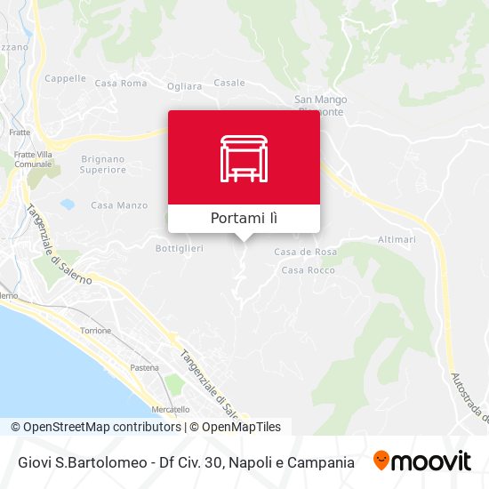 Mappa Giovi S.Bartolomeo - Df Civ. 30