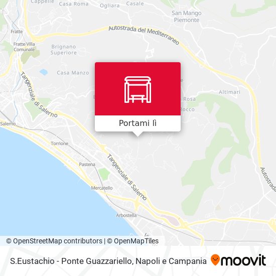 Mappa S.Eustachio - Ponte Guazzariello