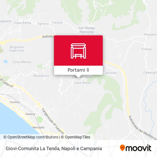 Mappa Giovi-Comunita  La Tenda