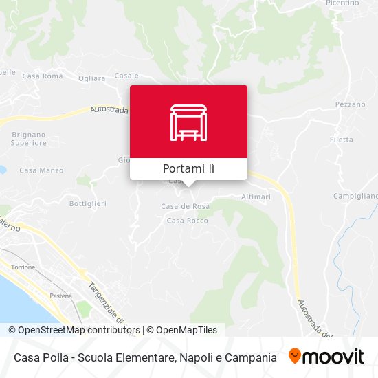 Mappa Casa Polla - Scuola Elementare