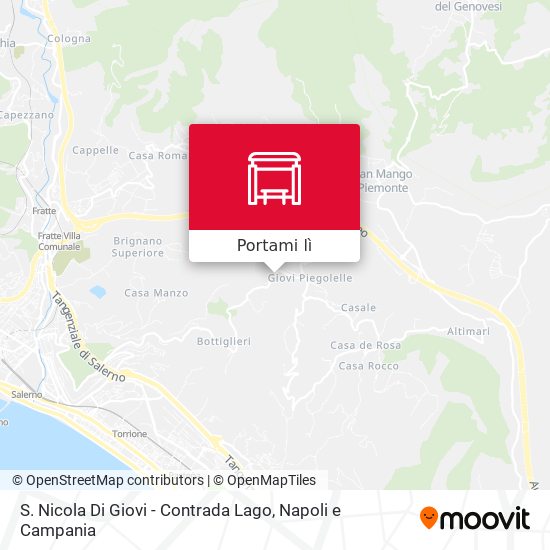 Mappa S. Nicola Di Giovi - Contrada Lago