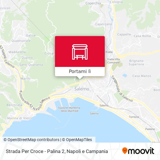 Mappa Strada Per Croce - Palina 2