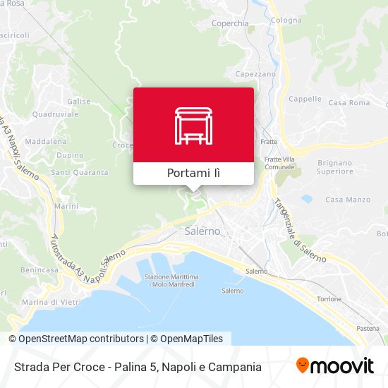 Mappa Strada Per Croce - Palina 5