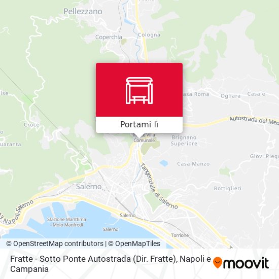 Mappa Fratte - Sotto Ponte Autostrada (Dir. Fratte)