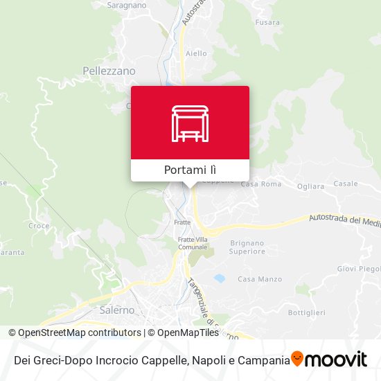 Mappa Dei Greci-Dopo Incrocio Cappelle