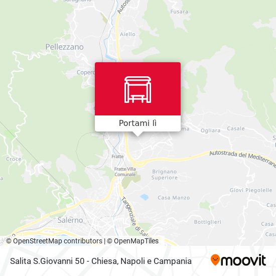 Mappa Salita S.Giovanni 50 - Chiesa