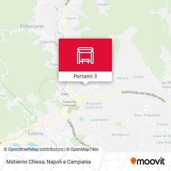 Mappa Matierno Chiesa