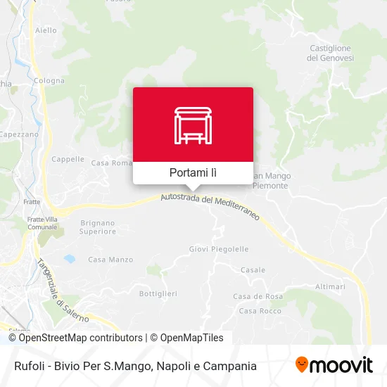 Mappa Rufoli - Bivio Per S.Mango