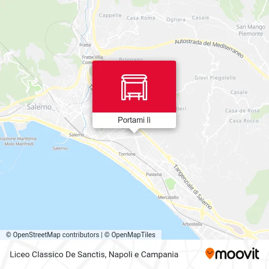 Mappa Liceo Classico De Sanctis