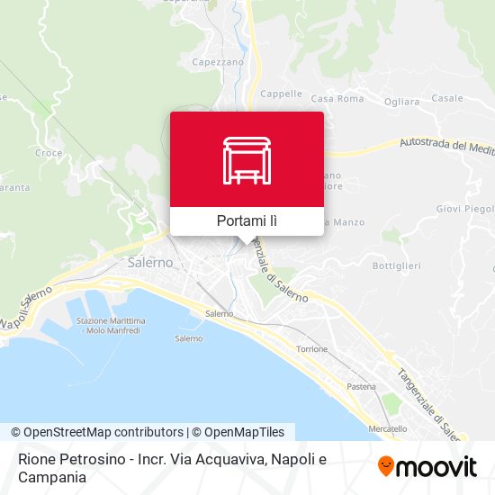 Mappa Rione Petrosino - Incr. Via Acquaviva