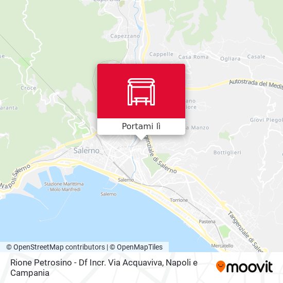 Mappa Rione Petrosino - Df Incr. Via Acquaviva
