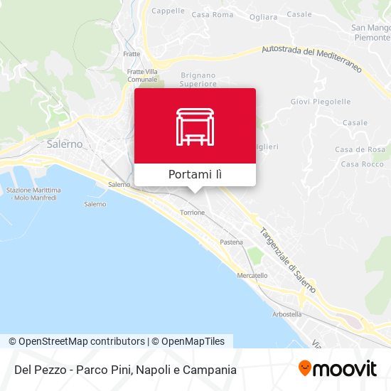 Mappa Del Pezzo - Parco Pini