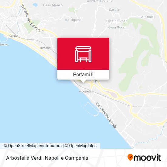 Mappa Arbostella  Verdi