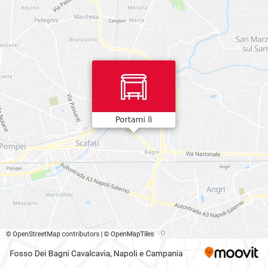 Mappa Fosso Dei Bagni Cavalcavia