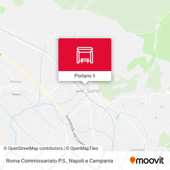 Mappa Roma Commissariato P.S.