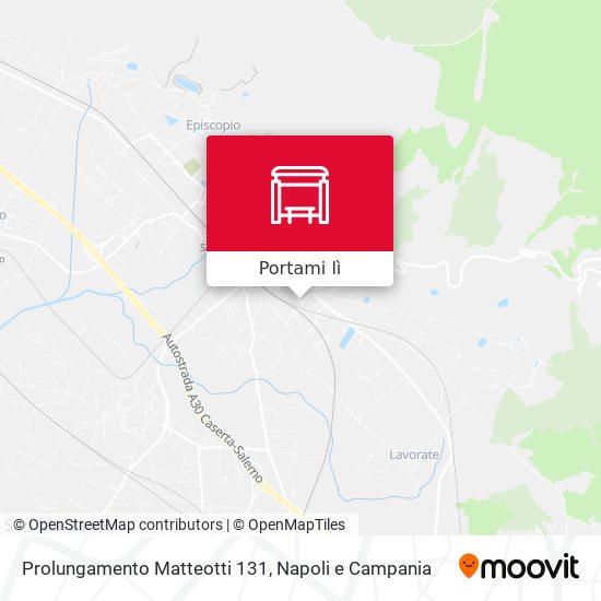 Mappa Prolungamento Matteotti 131