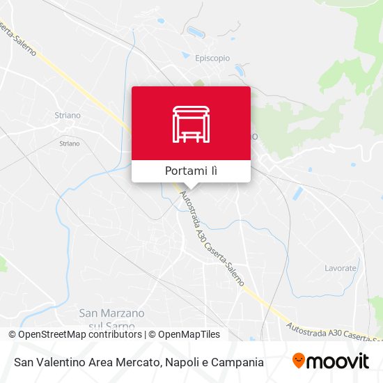 Mappa San Valentino Area Mercato