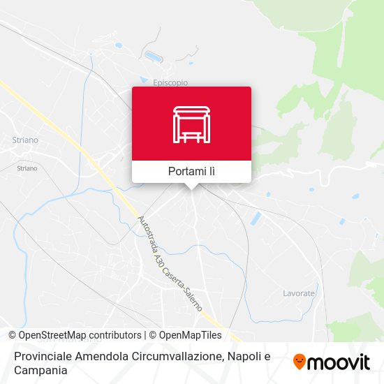 Mappa Provinciale Amendola Circumvallazione