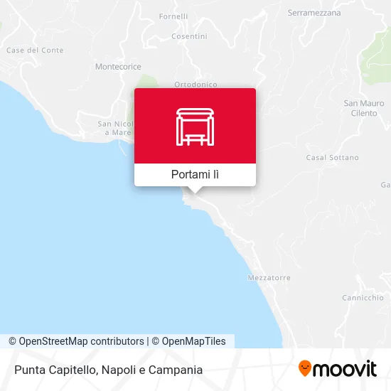 Mappa Punta Capitello