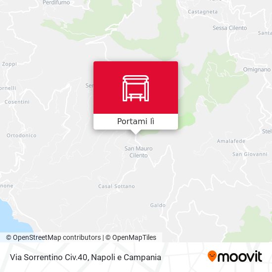 Mappa Via Sorrentino Civ.40