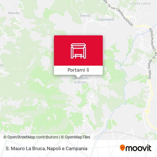 Mappa S. Mauro La Bruca