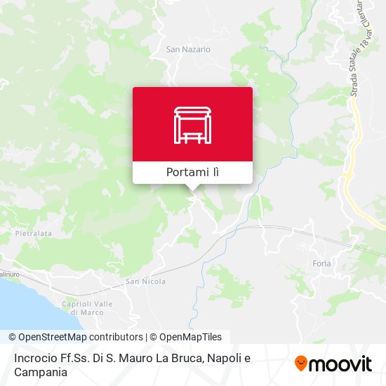 Mappa Incrocio Ff.Ss. Di S. Mauro La Bruca