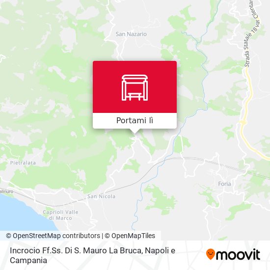 Mappa Incrocio Ff.Ss. Di S. Mauro La Bruca