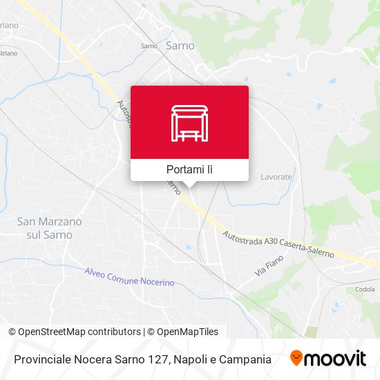 Mappa Provinciale Nocera Sarno 127